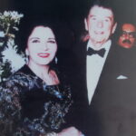 begum kulsum saifullah khan with ud president reagan during her offical vitis